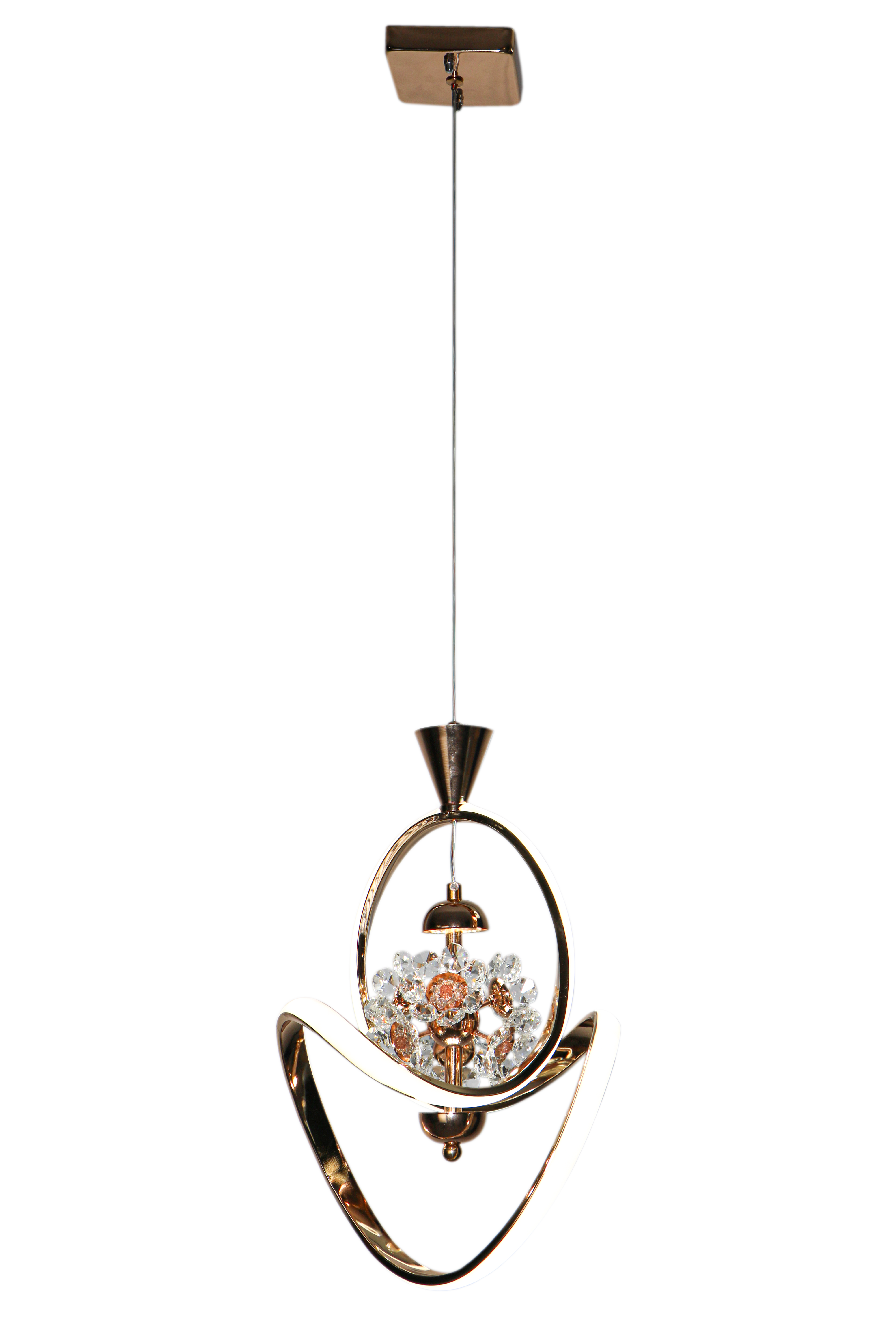 آویز  وارداتی  مدل 6 گل کریستال کد  A140